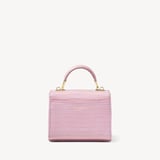 Mini Mayfair® with Silk Neck Scarf Deep Shine Powdered Lilac Small Croc