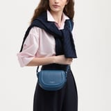 Small Stella Satchel Crossbody Topaz Pebble