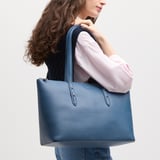 Regent Zipped Tote Topaz Pebble
