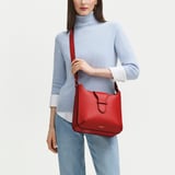 Ella Hobo Cardinal Red Pebble