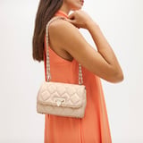 Micro Lottie Crossbody Ivory Nappa
