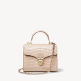 Mini Mayfair® Soft Taupe Patent Croc