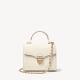 Mini Mayfair® Ivory Patent Croc
