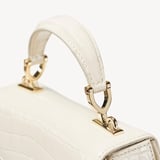 Mini Mayfair® Ivory Patent Croc