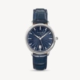 Mount Street Watch Stainless Steel - Deep Shine Navy Croc