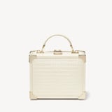 Trunk Deep Shine Ivory Small Croc