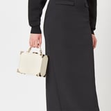 Trunk Deep Shine Ivory Small Croc
