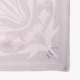 Lancashire Rose Silk Scarf White Pure Silk