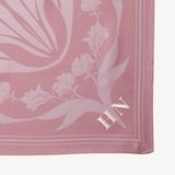Lancashire Rose Silk Scarf Rose Pink Pure Silk