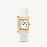 Mayfair® Classic Watch 23ct Gold Plated - White Lizard