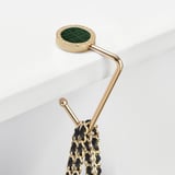 Aspinal Handbag Hook Deep Shine Evergreen Small Croc