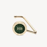 Aspinal Handbag Hook Deep Shine Evergreen Small Croc