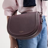 Stella Satchel Crossbody Fig Pebble