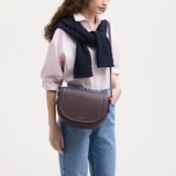 Stella Satchel Crossbody Fig Pebble