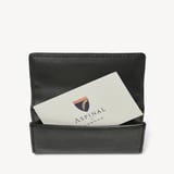 Business Card Holder Black Saffiano