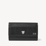 Business Card Holder Black Saffiano