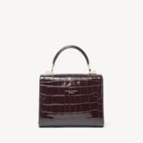 Midi Mayfair® Deep Shine Dark Amazon Brown Croc