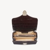 Midi Mayfair® Deep Shine Dark Amazon Brown Croc