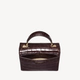 Midi Mayfair® Deep Shine Dark Amazon Brown Croc