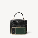 Midi Mayfair® Deep Shine Evergreen Croc