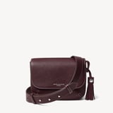 Ella Crossbody Wine Milled Pebble