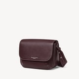 Ella Crossbody Wine Milled Pebble