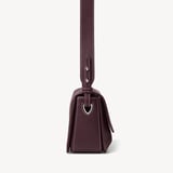 Ella Crossbody Wine Milled Pebble