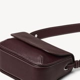 Ella Crossbody Wine Milled Pebble