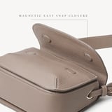 Ella Crossbody Moleskin Milled Pebble
