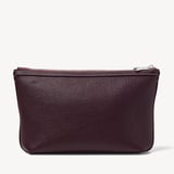 Hudson Large Pouch Wine Milled Pebble