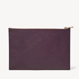 Large Essential Flat Pouch Fig Pebble