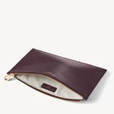 Large Essential Flat Pouch Fig Pebble