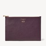 Large Essential Flat Pouch Fig Pebble