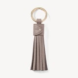 Hudson Tassel Keyring Moleskin Milled Pebble