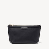 Hudson Small Pouch Black Milled Pebble