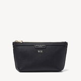 Hudson Small Pouch Black Milled Pebble