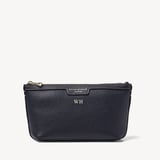 Hudson Small Pouch Classic Navy Milled Pebble