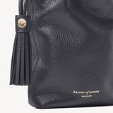 Soho Crossbody Pouch Classic Navy Milled Pebble