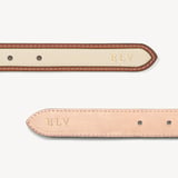 Bella Waist Belt Natural Milled Pebble & Smooth Tan