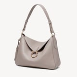 Bella Hobo Moleskin Milled Pebble