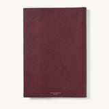 A4 Refillable Luxury Journal Garnet Pebble with Soft Suede Lining