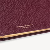 A4 Refillable Luxury Journal Garnet Pebble with Soft Suede Lining