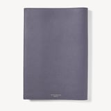A4 Refillable Luxury Journal Dusky Blue Pebble with Soft Suede Lining