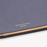 A4 Refillable Luxury Journal Dusky Blue Pebble with Soft Suede Lining
