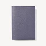 A5 Refillable Luxury Journal Dusky Blue Pebble with Soft Suede Lining