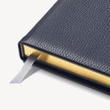 2027 A4 Day to Page Diary Navy Pebble