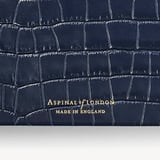 2027 A4 Day to Page Diary Deep Shine Navy Small Croc