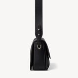 Ella Grande Crossbody Black Milled Pebble