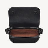 Ella Grande Crossbody Black Milled Pebble