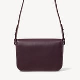 Ella Grande Crossbody Wine Milled Pebble